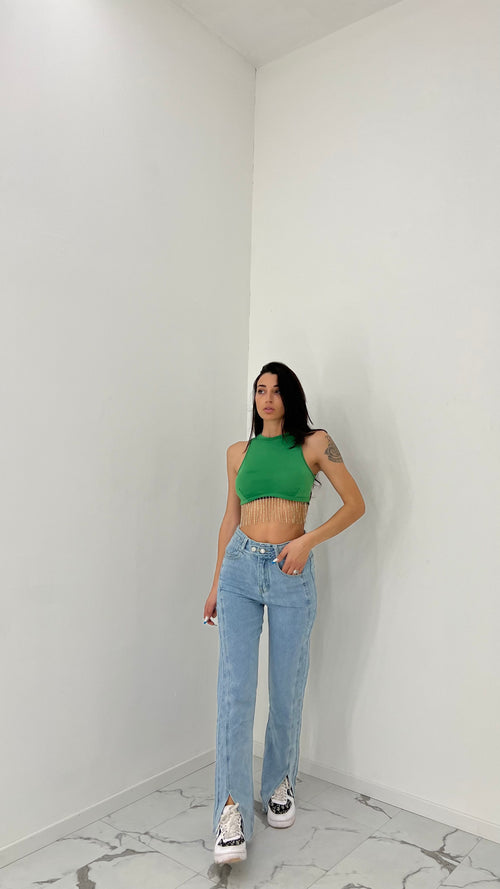 Jeans Spacco Sulla Caviglia