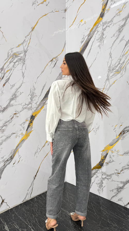Jeans Glitter Wash