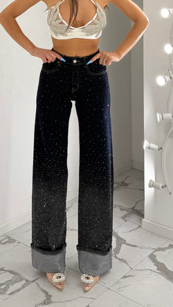 Jeans Palazzone Shine
