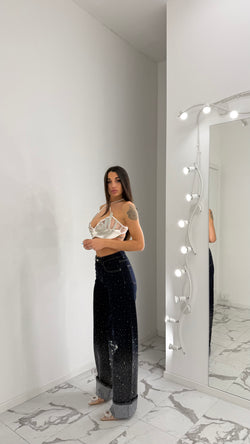 Jeans Palazzone Shine