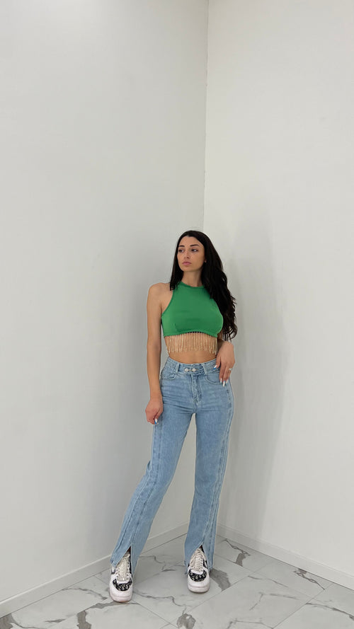 Top Crop Frange - 4 colori