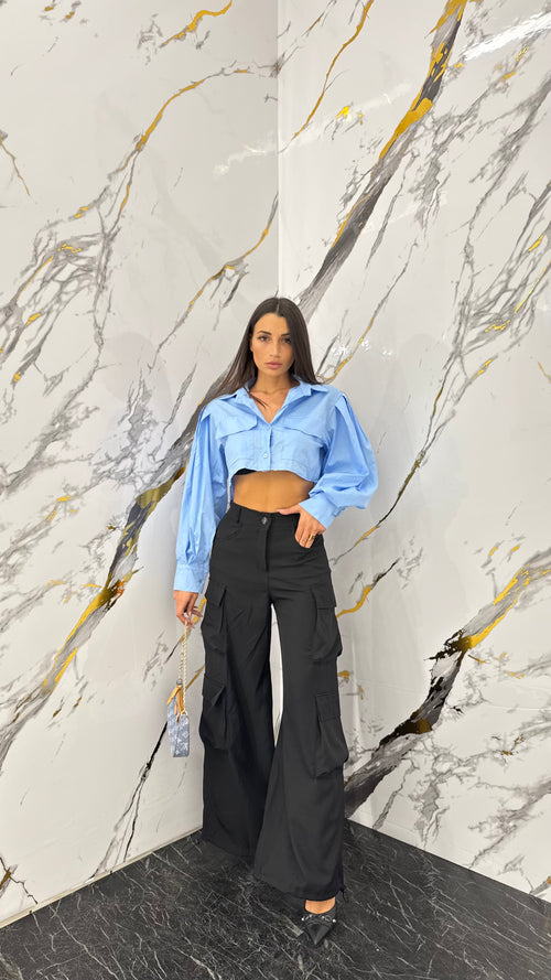 Camicia Crop Taschini - 3 colori