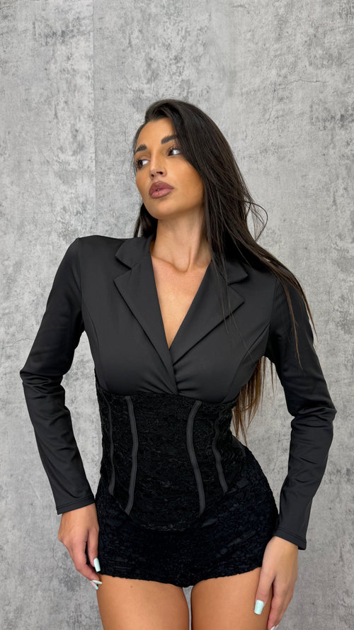 Top Camicia Corset Lace