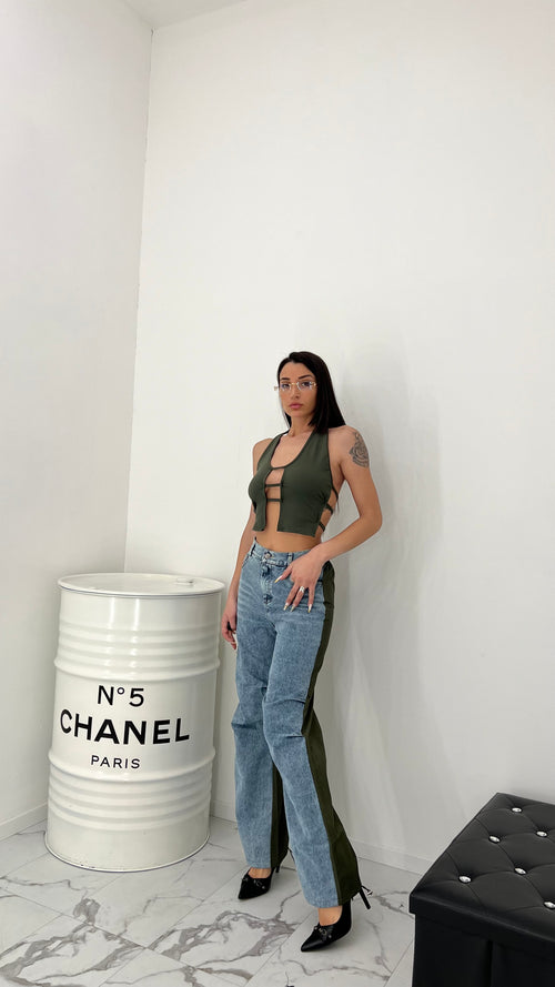 Panta Jeans Cargo - 2 colori