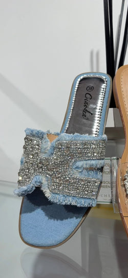 Ciabatta Denim Brillant