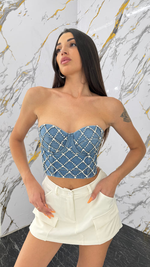 Corpetto Diamond Denim