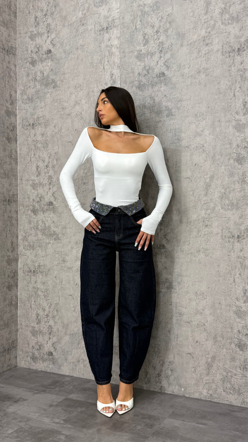 Jeans Crystal Cuff