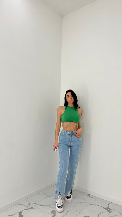 Jeans Spacco Sulla Caviglia