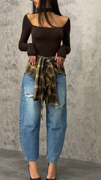 Jeans Baloon Blouse - 3