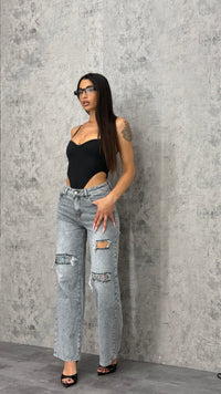 Jeans Silver Diamond Grey - 4