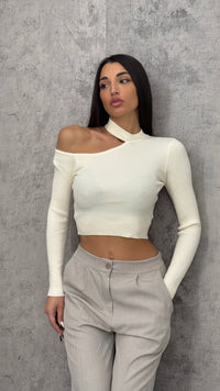 Maglioncino Crop Monospalla - 3 colori - 4