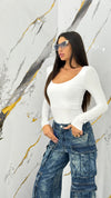 Body Scollo Rotondo - 4 colori