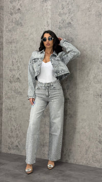 Jeans Grey Shine - 2
