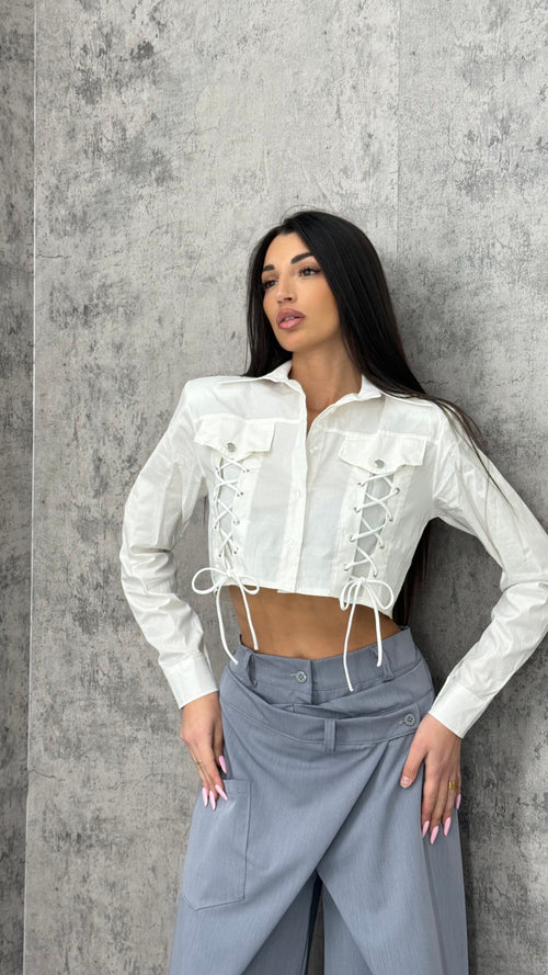 Camicione Crop Lace - 4 colori