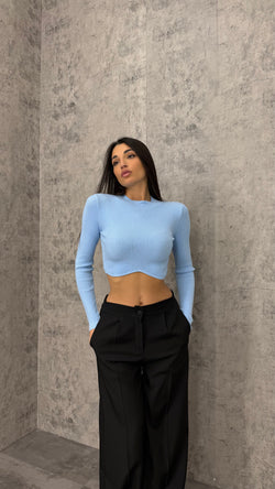 Maglioncino Crop Costine - 4 colori