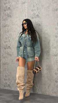 Camicione Denim Sand - 4