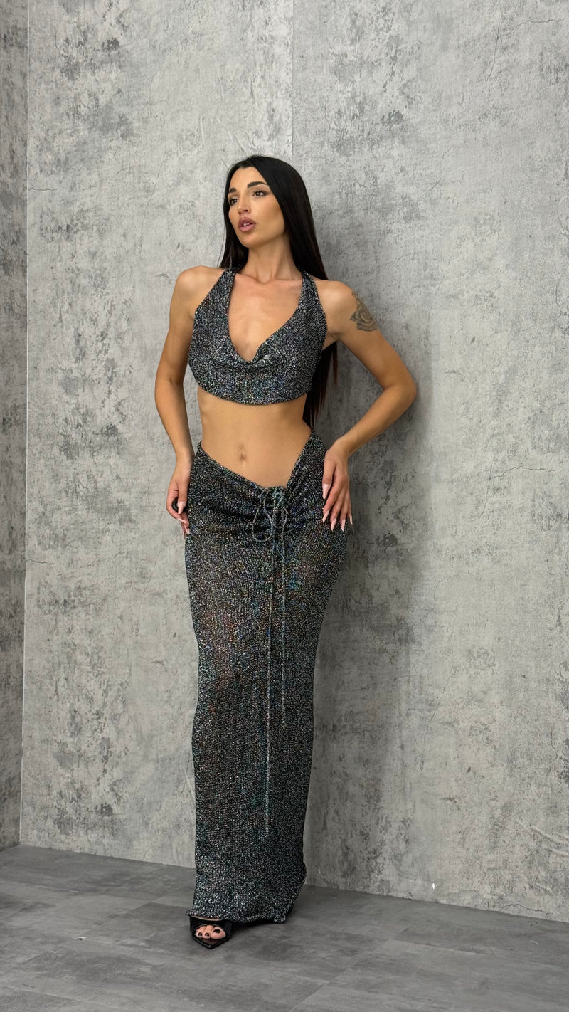 Coordinato Lurex Silver