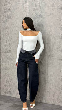 Jeans Crystal Cuff - 6