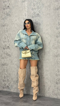 Camicione Jeans Over - 4