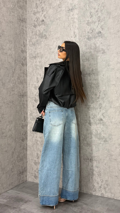 Jeans Button Up