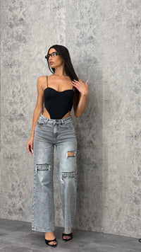 Jeans Silver Diamond Grey - 6