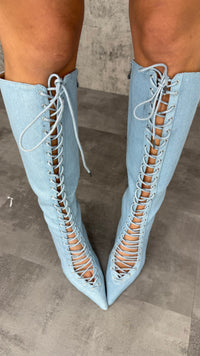 Stivale Denim Lace - 2
