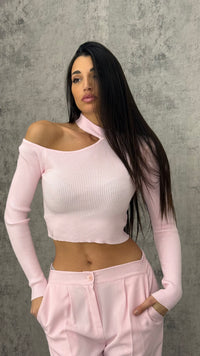 Maglioncino Crop Monospalla - 3 colori - 3