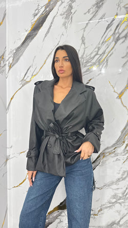 Giacca Ecopelle Over - 2 colori