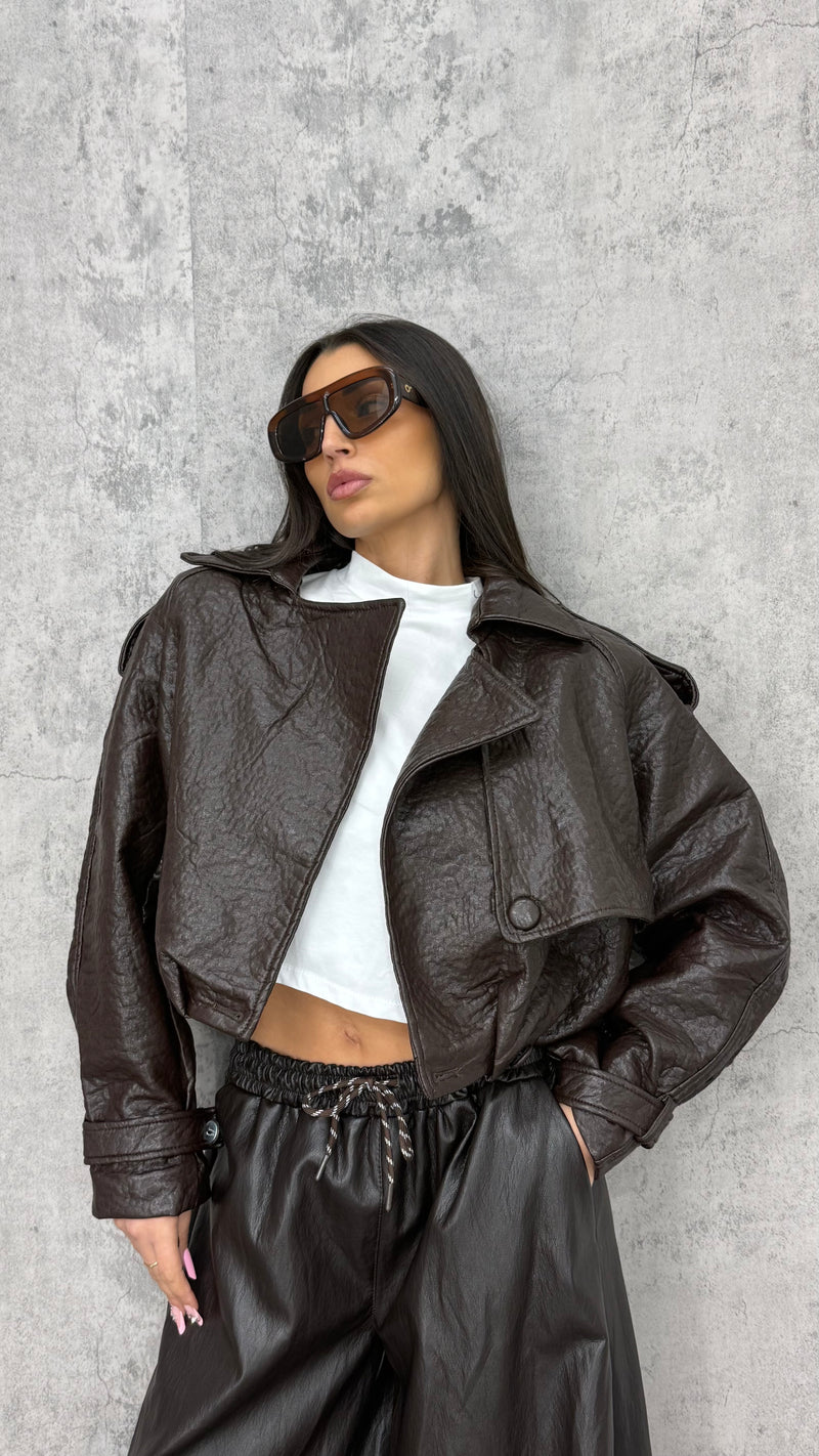 Bomber Glossy Ecopelle - 3 colori