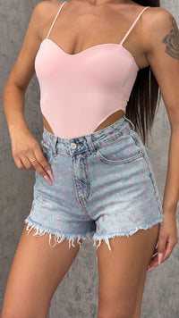 Shorts Pink Leopard - 1