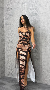 Abito Tiger Print - 4