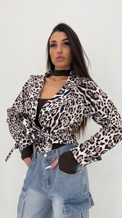 Trench crop leopardato