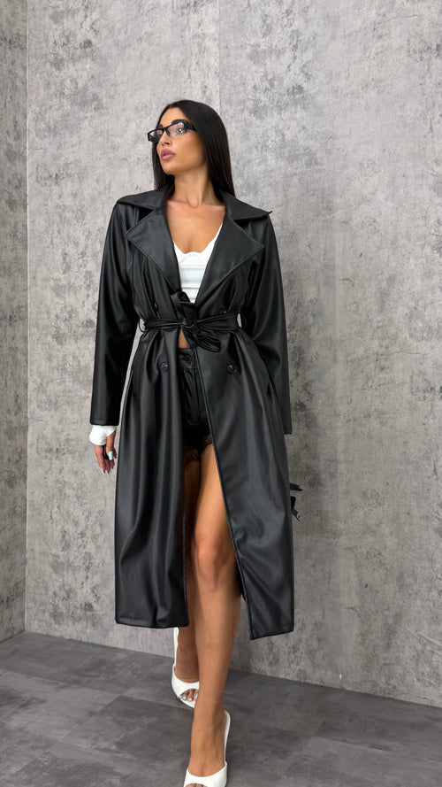 Trench Lungo Ecopelle - 2 colori