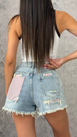 Shorts Pink Diamond Sabbiato