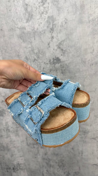Ciabatta Denim Platform - 2