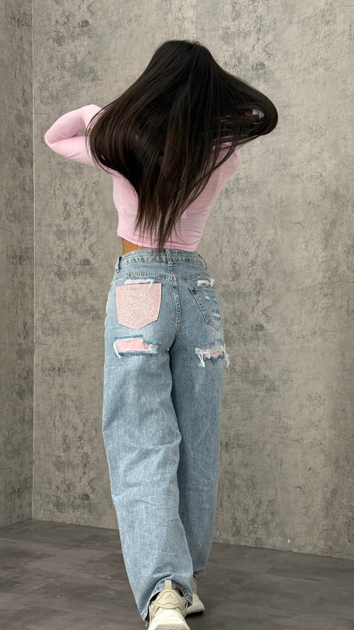 Jeans Pink Diamond