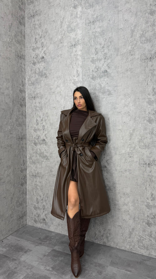 Trench Ecopelle Imbottito