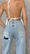 Jeans Silver Diamond Blue