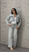 Jeans Grey Shine