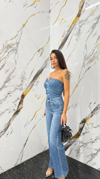 Tutina Denim Shine - 2 colori - 3