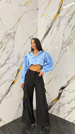 Camicia Crop Taschini - 3 colori