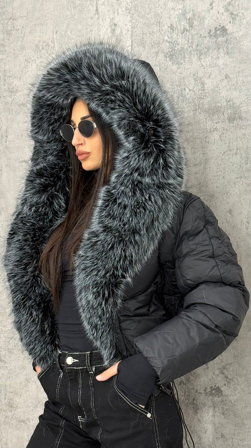 Piumino Pelliccia Crop 2.0