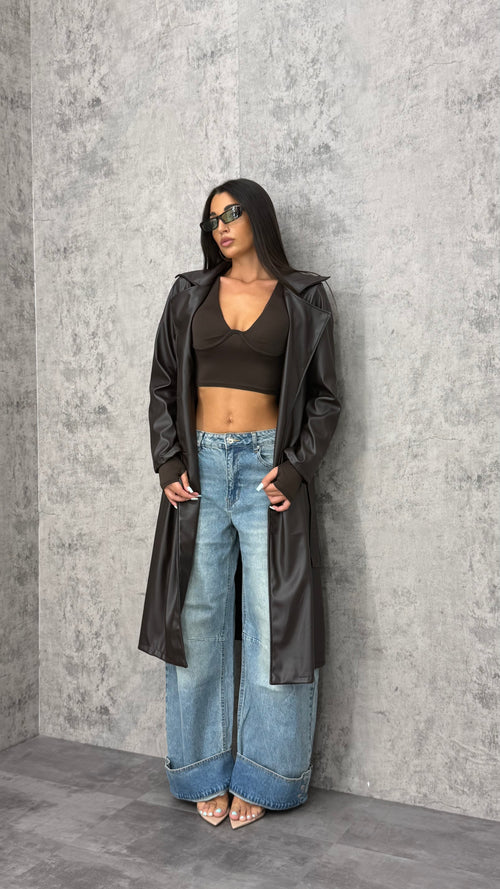 Trench Lungo Ecopelle - 2 colori