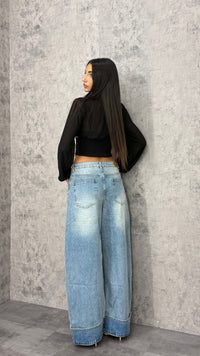 Jeans Button Up - 3