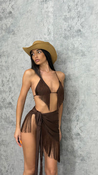 Bikini Frange + pareo - 3 colori - 5