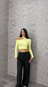 Maglioncino Crop Monospalla - 3 colori - 2