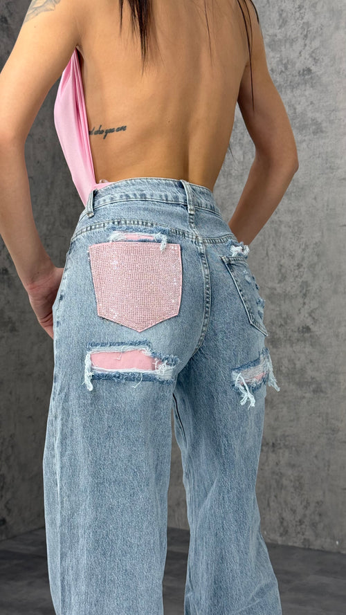 Jeans Pink Diamond