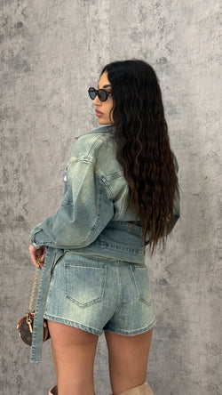 Shorts Denim Sand