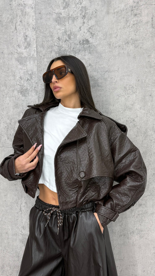 Bomber Glossy Ecopelle - 3 colori