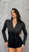 Top Camicia Corset Lace